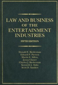 cover of the book Law and business of the entertainment industries