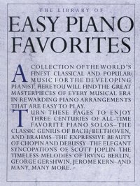 cover of the book Easy Piano Favorites: The Library of Series