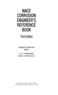 cover of the book Nace Corrosion Engineer's Reference Book