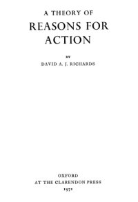 cover of the book Theory of Reasons for Action