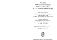 cover of the book Paulys Realencyclopadie der classischen Altertumswissenschaft: neue Bearbeitung, Bd.23 1 : Priscilla - Psalychiadai: BD XXIII, Hbd XXIII,1