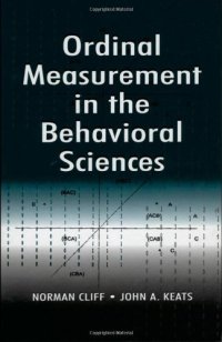 cover of the book Ordinal Measurement in the Behavioral Sciences