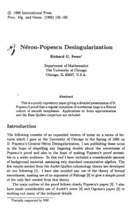 cover of the book Neron-Popescu Desingularization