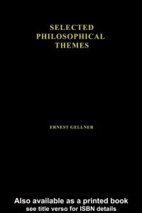 cover of the book Selected Philosophical Themes, volume I: Cause and Meaning in the Social Sciences