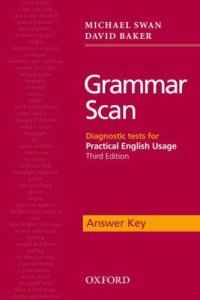 cover of the book Grammar Scan: Answer Key