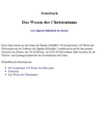 cover of the book Das Wesen des Christentums