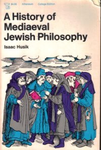 cover of the book A History of Mediaeval Jewish Philosophy