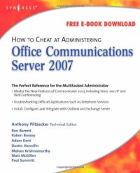 cover of the book How to Cheat at Administering Office Communications Server 2007