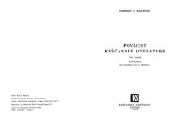 cover of the book Povijest krscanske literature