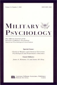 cover of the book Chemical Warfare and Chemical Terrorism: Psychological and Performance Outcomes:a Special Issue of military Psychology