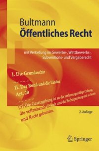 cover of the book Öffentliches Recht: mit Vertiefung im Gewerbe-, Wettbewerbs-, Subventions- und Vergaberecht