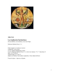 cover of the book La Tradicion Hermetica: En sus simbolos, en su doctrina y en su Arte Regia