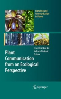 cover of the book Plant Communication from an Ecological Perspective