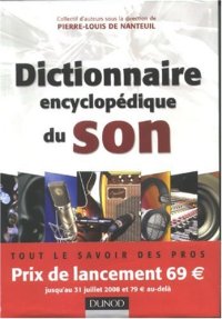 cover of the book Dictionnaire encyclopedique du son