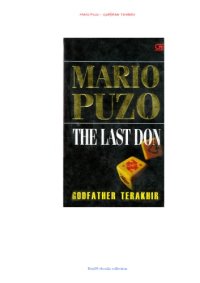 cover of the book The last Don - Godfather terakhir