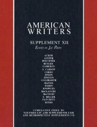 cover of the book American Writers: Supplement XII