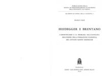 cover of the book Heidegger e Brentano: L'aristotelismo e il problema dell'univocita dell'essere nella formazione del giovane Martin Heidegger