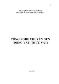 cover of the book Công nghệ chuyển gen (động vật, thực vật)