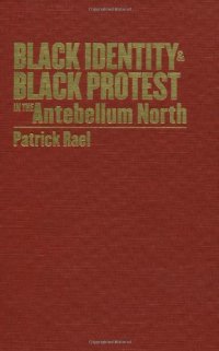 cover of the book Black Identity and Black Protest in the Antebellum North