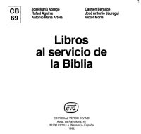 cover of the book Libros al Servicio de la Biblia