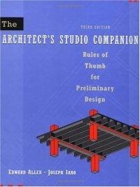 cover of the book The Architect's Studio Companion, 3rd Edition