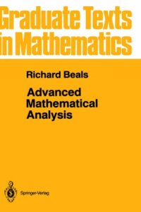 cover of the book Advanced Mathematical Analysis: Periodic Functions and Distributions, Complex Analysis, Laplace Transform and Applications