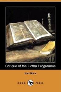 cover of the book Critique of the Gotha Programme