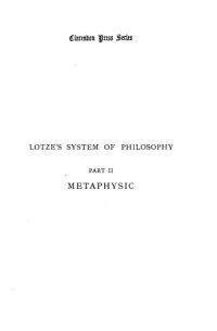 cover of the book Metaphysics: Ontology, Cosmology, and Psychology_volume 1