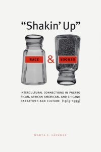 cover of the book ''Shakin' Up'' Race and Gender: Intercultural Connections in Puerto Rican, African American, and Chicano Narratives and Culture (1965-1995) (Chicana Matters)