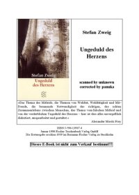 cover of the book Ungeduld des Herzens