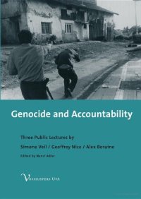 cover of the book Genocide and Accountability: Three Public Lectures by Simone Veil, Geoffrey Nice and Alex Boraine