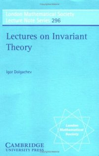 cover of the book Lectures on Invariant Theory