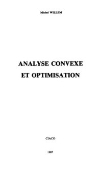 cover of the book Analyse convexe et optimisation