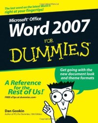 cover of the book Word 2007 For Dummies