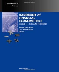 cover of the book Handbook of Financial Econometrics, Volume 1: Tools and Techniques (Handbooks in Finance)