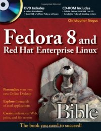 cover of the book Fedora 8 and Red Hat Enterprise Linux Bible