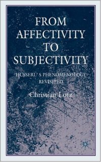 cover of the book From Affectivity to Subjectivity: From Affectivity to Subjectivity