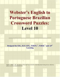 cover of the book Webster's English to Portuguese Brazilian Crossword Puzzles: Level 10