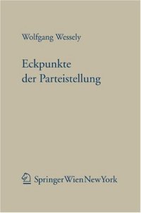 cover of the book Eckpunkte der Parteistellung: Wegweiser fur Gesetzgebung und Vollziehung (Forschungen aus Staat und Recht) (German Edition)