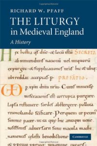 cover of the book The Liturgy in Medieval England: A History