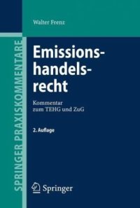 cover of the book Emissionshandelsrecht: Kommentar zum TEHG und ZuG