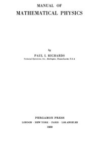 cover of the book Manual of Mathematical Physics