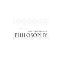 cover of the book Encyclopedia Of Philosophy, Second edition, Volume 1 (from 10 Volume Set)