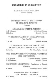 cover of the book Molecular Orbital Theory: An Introductory Lecture Note and Reprint Volume