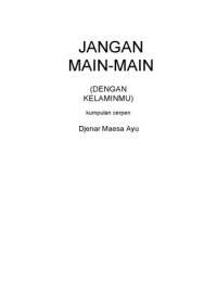 cover of the book Jangan Main-Main (dengan Kelaminmu)