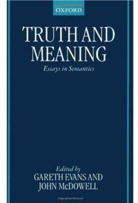 cover of the book Truth and Meaning: Essays in Semantics