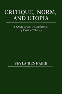 cover of the book Critique Norm and Utopia