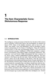 cover of the book Item Response Theory (Statistics: a Series of Textbooks and Monographs)