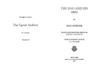 cover of the book The Ego and His Own