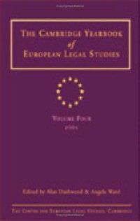 cover of the book Cambridge Yearbook of European Legal Studies. Volume 04, 2001